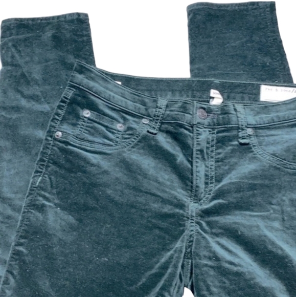Rag & Bone green corduroy pants size 29 skinny - Picture 1 of 10